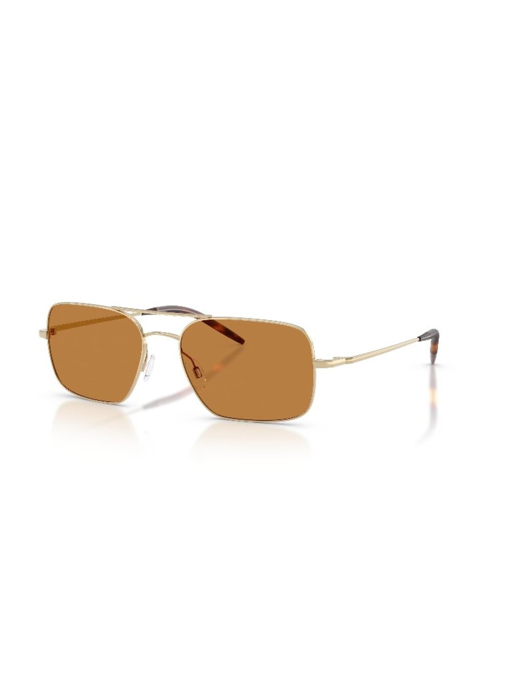 New Oliver Peoples Unisex Sunglasses Gold Brown Lens Metal Frame OV1373S VICTORY